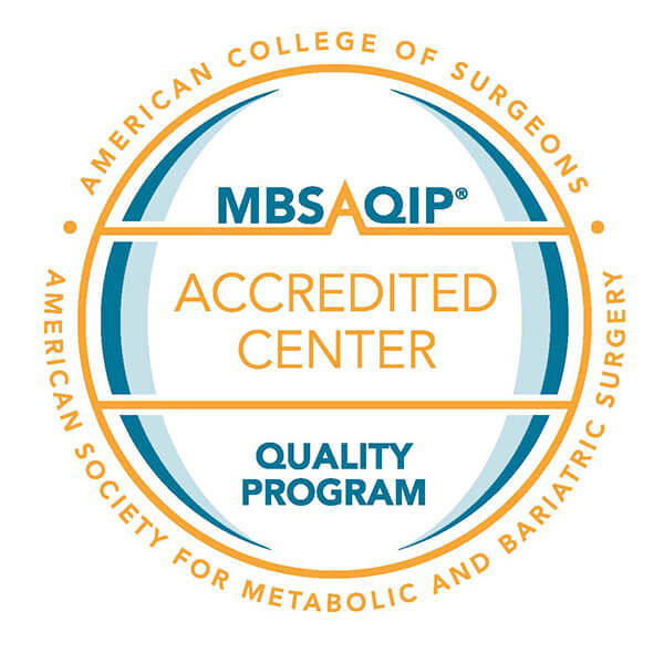 American College of Surgeons - MBSAQIP Accredited Center Logo